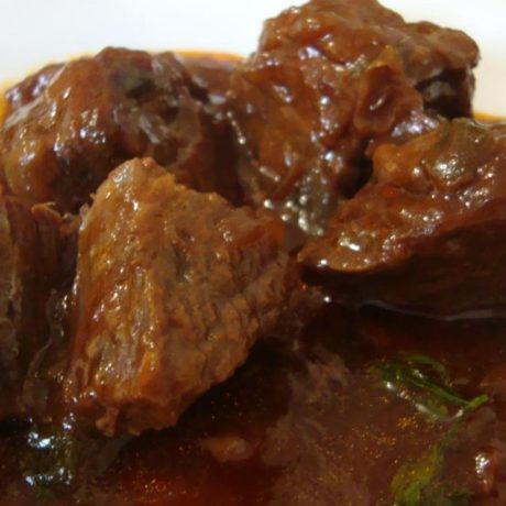 Carne assada na panela de pressão