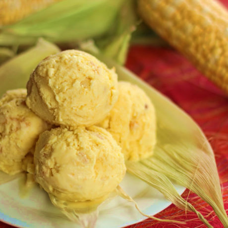 Sorvete de milho verde