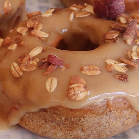 Donuts de Banana com Amendoim